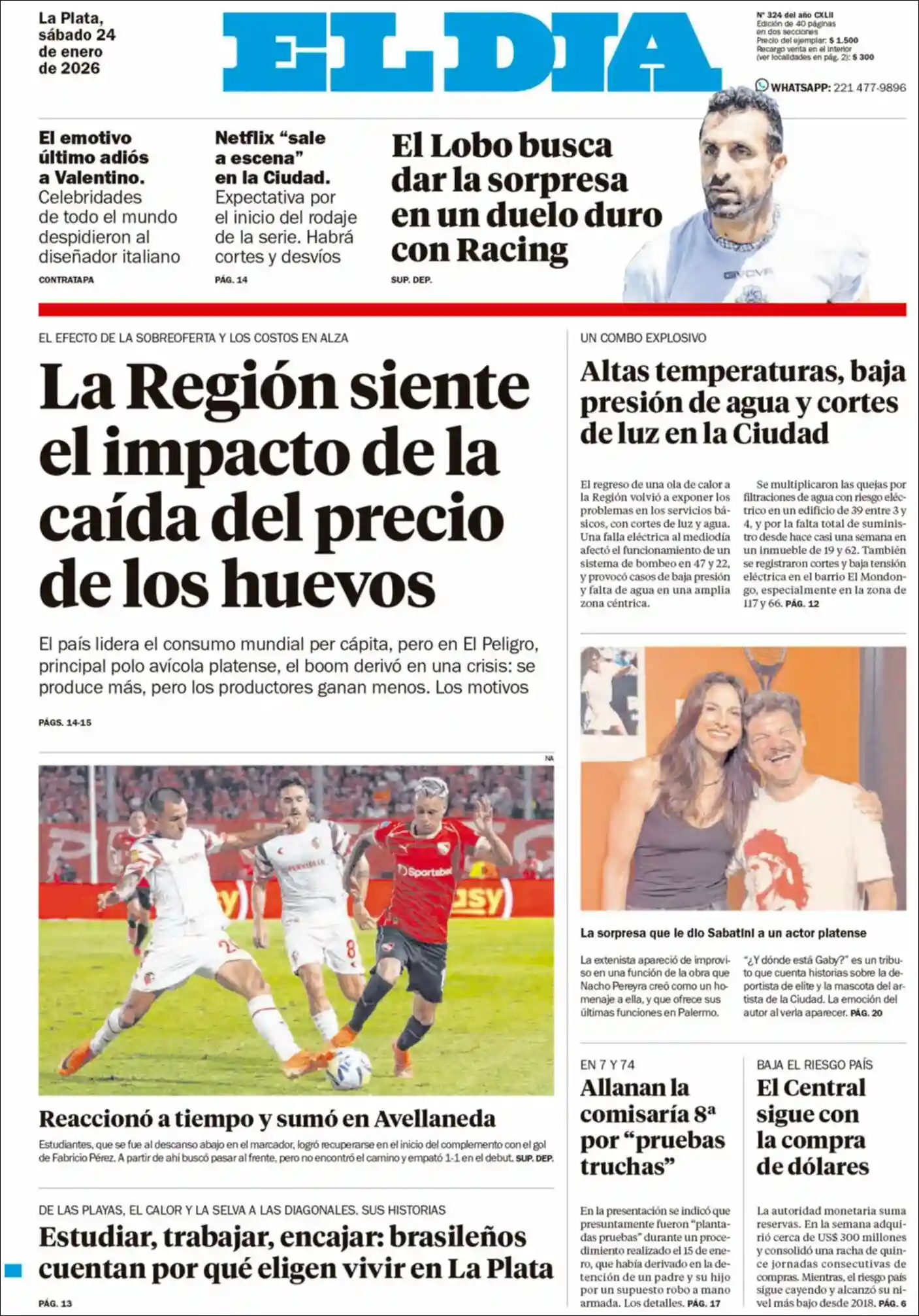 Evolucion Streaming | DIARIO DIGITAL REDACCIÓN - Tapa del diario El Dia