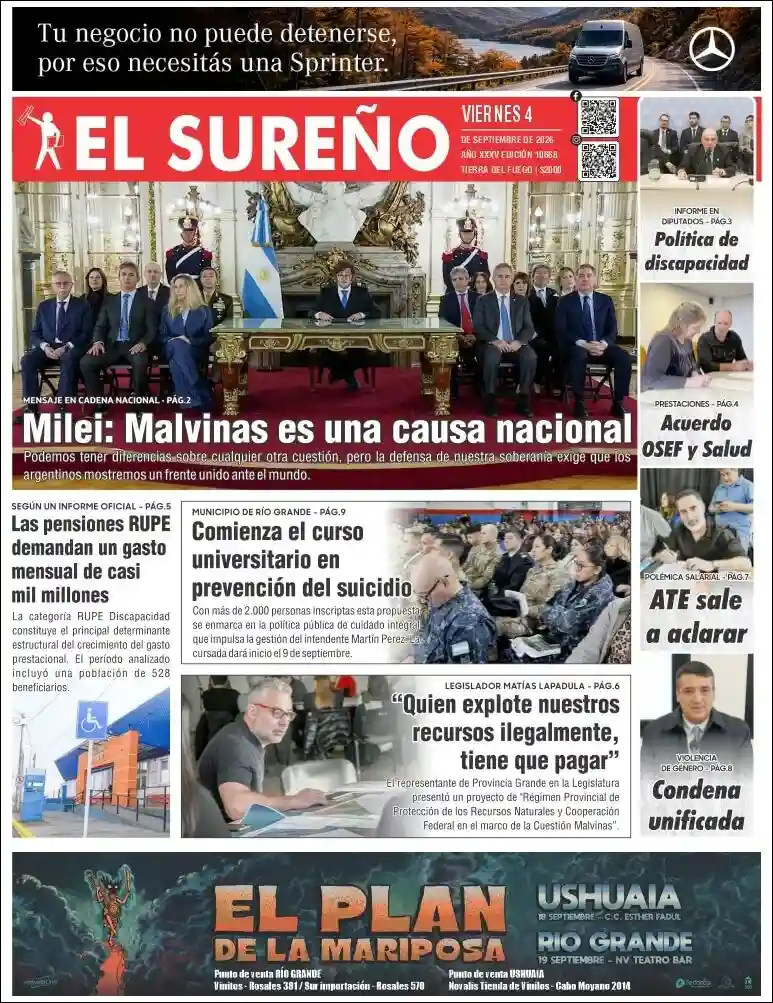Evolucion Streaming | DIARIO DIGITAL REDACCIÓN - Tapa del diario El Sureño