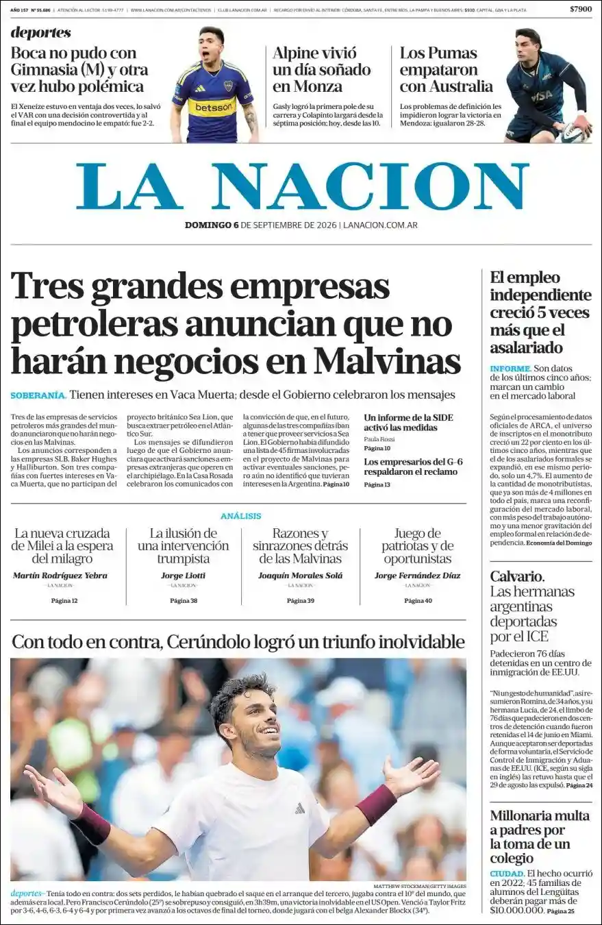 Evolucion Streaming | DIARIO DIGITAL REDACCIÓN - Tapa del diario Nacion