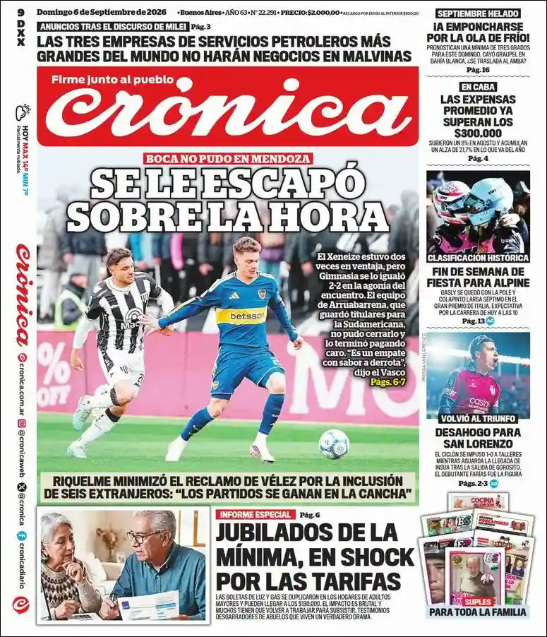 Evolucion Streaming | DIARIO DIGITAL REDACCIÓN - Tapa del diario Crónica